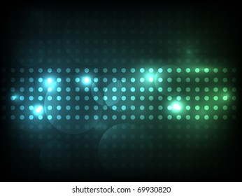 EPS10 vector bright energy design against dark background