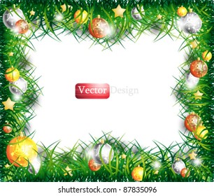 Eps10 Vector Christmas Frame Design