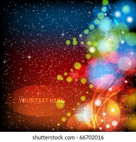 EPS10 vector Christmas or New Year abstract background.