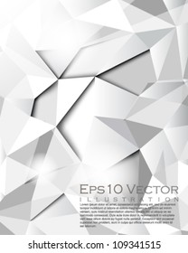 eps10 vector chrome metallic element background illustration