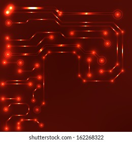 EPS10 vector circuit board background texture