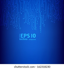 EPS10 vector circuit board background texture