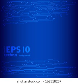 EPS10 vector circuit board background texture