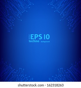 EPS10 vector circuit board background texture
