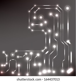 EPS10 vector circuit board background texture