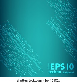 EPS10 vector circuit board background texture