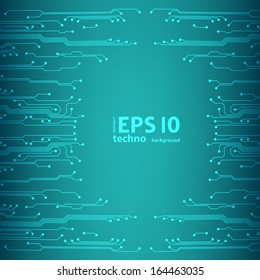 EPS10 vector circuit board background texture