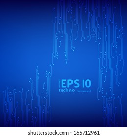 EPS10 vector circuit board background texture