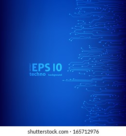 EPS10 vector circuit board background texture