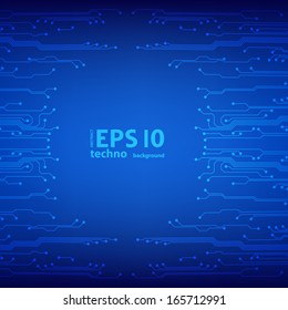 EPS10 vector circuit board background texture