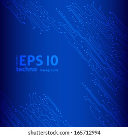 EPS10 vector circuit board background texture