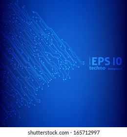 EPS10 vector circuit board background texture