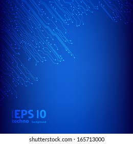 EPS10 vector circuit board background texture