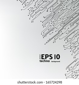 EPS10 vector circuit board background texture 