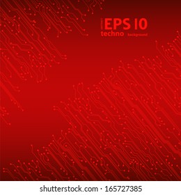 EPS10 vector circuit board background texture