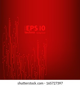 EPS10 vector circuit board background texture
