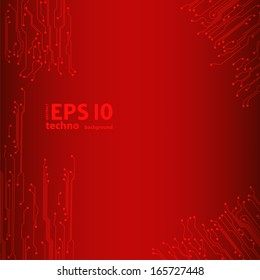 EPS10 vector circuit board background texture