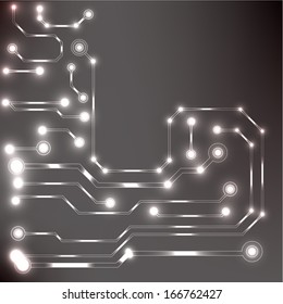 EPS10 vector circuit board background texture 