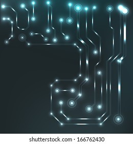EPS10 vector circuit board background texture 