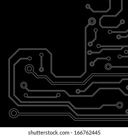 EPS10 vector circuit board background texture 