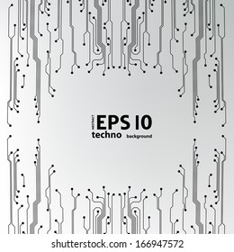 EPS10 vector circuit board background texture