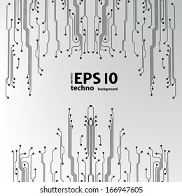 EPS10 vector circuit board background texture