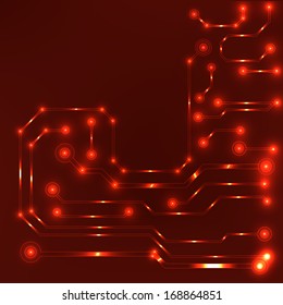 EPS10 vector circuit board background texture
