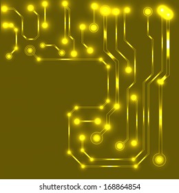 EPS10 vector circuit board background texture