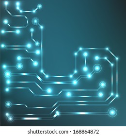 EPS10 vector circuit board background texture