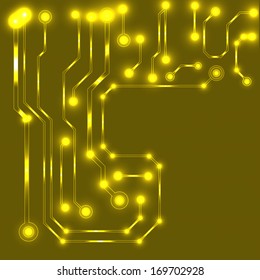 EPS10 vector circuit board background texture