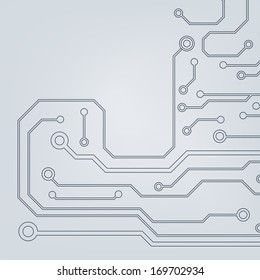 EPS10 vector circuit board background texture
