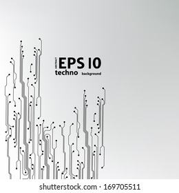 EPS10 vector circuit board background texture 