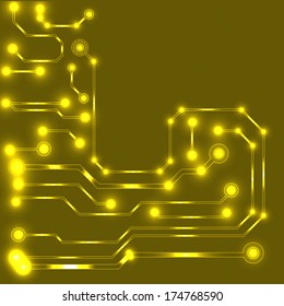 EPS10 vector circuit board background texture