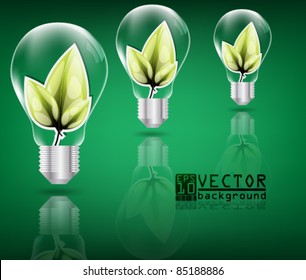 eps10 vector clean green eco concept background design