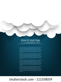 eps10 vector cloud illustration