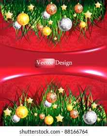 Eps10 Vector Colorful Christmas Background Design