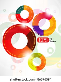 Eps10 Vector Colorful Circles Background Design
