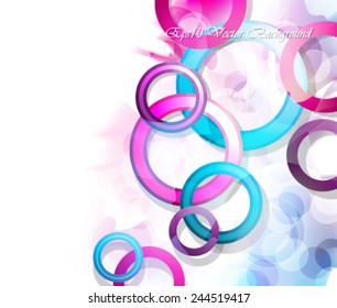 Eps10 Vector Colorful Circles design for your business