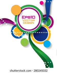 Eps10 Vector Colorful Design Background