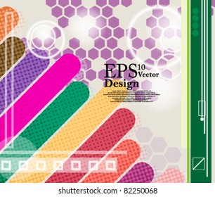 Eps10 Vector Colorful Design Background