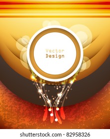 Eps10 Vector Colorful Frame Concept Design