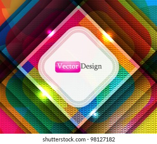 Eps10 Vector Colorful Mosaic Background Design for your Beautiful Business