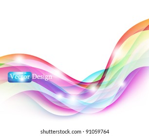 Eps10 Vector Colorful Waves Design