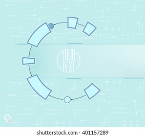 Eps10 Vector Cool Info Graphics Base for Your Data and Title