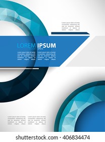 eps10 vector creative polygon elements marketing materials abstract template design