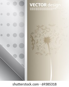 eps10 vector dandelion elegant design