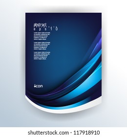 eps10 vector die-cut corporate background