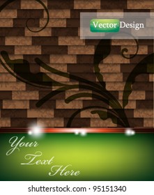 Eps10 Vector Elegant Abstract Foliage Design Background