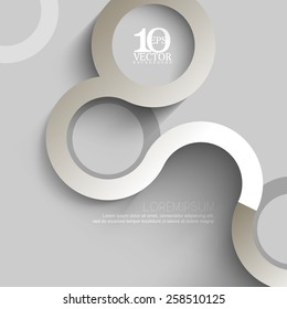 eps10 vector elegant clean monochrome winding lines business background