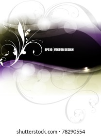 eps10 vector elegant foliage design